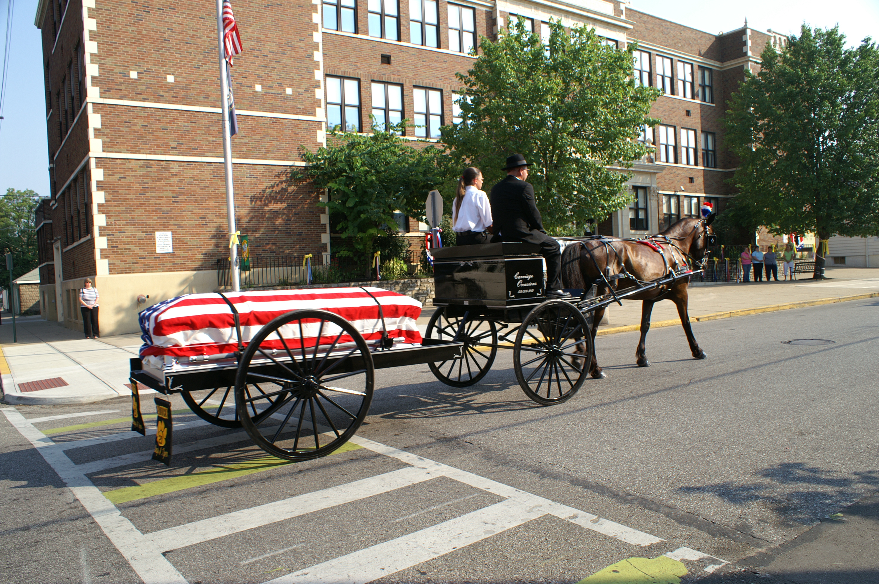 Military Funeral services for soldier in Bellevue Kentucky